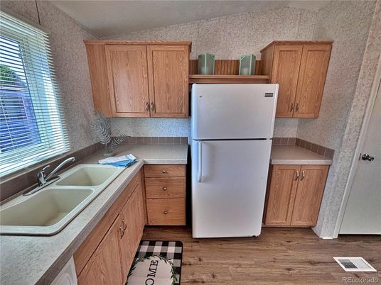Interior, Kitchen, Wood Texture Flooring