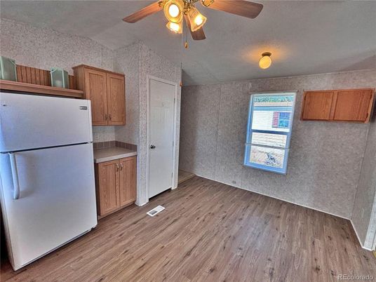 Interior, Kitchen, Wood Texture Flooring