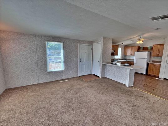 Empty room, Interior, Kitchen, Wood Texture Flooring