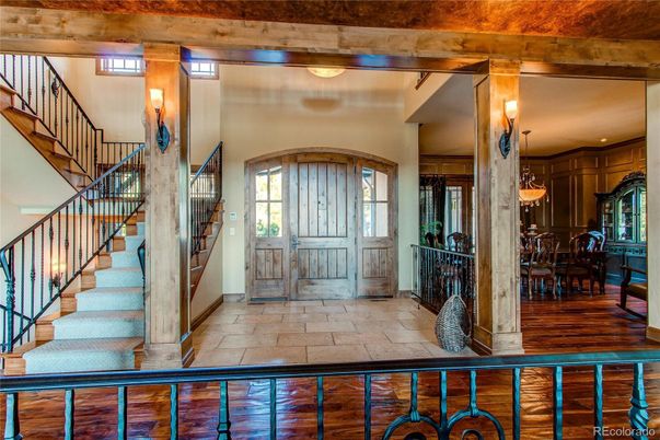 Dining room, Interior, Wood Texture Flooring