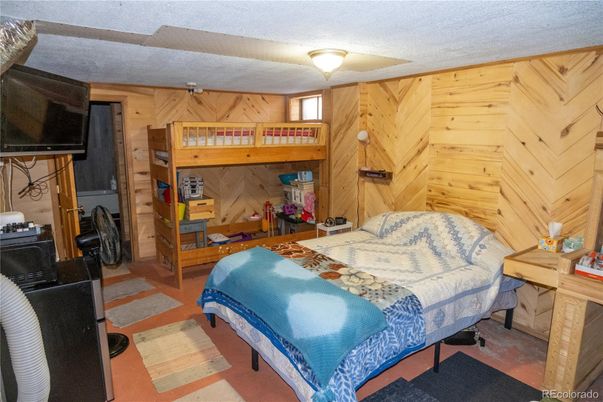 Bedroom, Interior, Wooden Walls