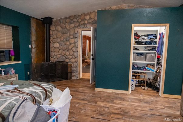 Fireplace, Interior, Stone Walls, Wood Texture Flooring