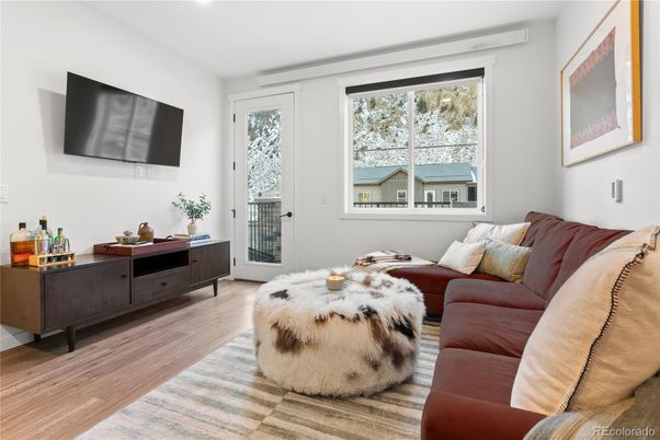 Bedroom, Interior, Living room, Recessed Lighting, Wood Texture Flooring