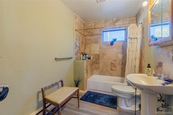 Bathroom, Interior, Wood Texture Flooring