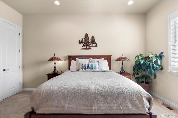Bedroom, Interior, Recessed Lighting