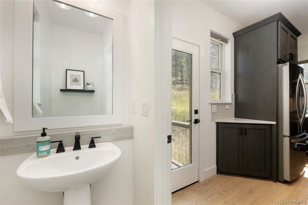 Bathroom, Interior, Wood Texture Flooring