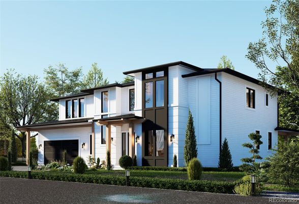 Exterior, Facade, Modern