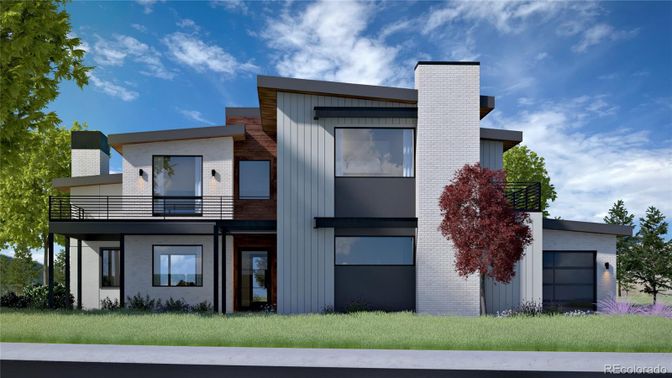 Attached, Exterior, Facade, Modern