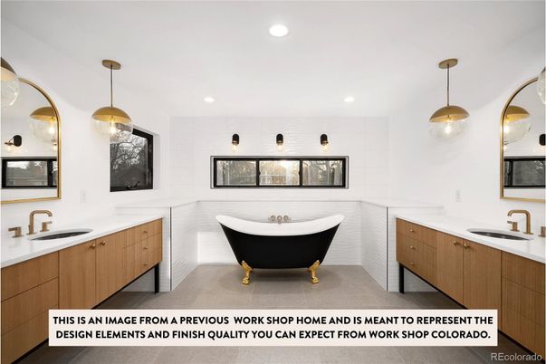 Bathroom, Dual Sink Vanities, Free Standing Baths, Interior, Pendant Lights, Recessed Lighting