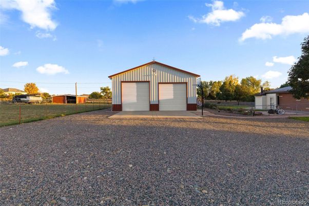 Backyard, Detached Garage, Exterior