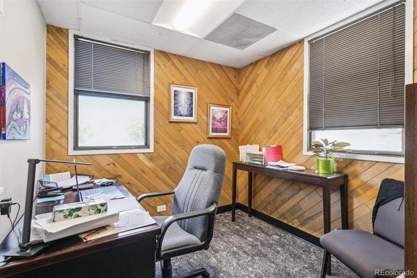 Home Office, Interior, Wooden Walls
