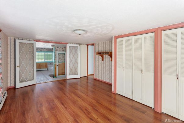 Empty room, Interior, Wood Texture Flooring
