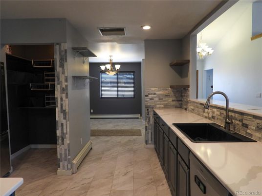 Chandelier, Interior, Marble, Recessed Lighting