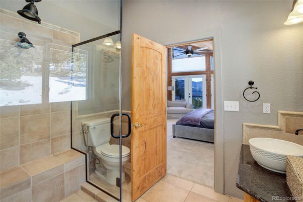 Bathroom, Bedroom, Glass Shower, Interior