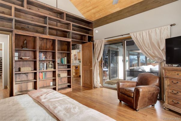 Bedroom, Interior, Wooden Beams, Wooden Ceilings, Wood Texture Flooring