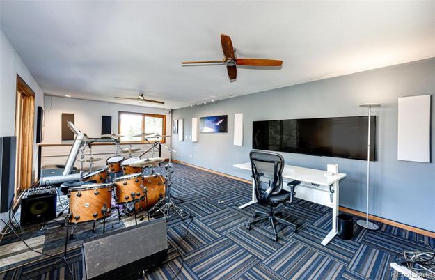 Home Office, Interior, Recessed Lighting