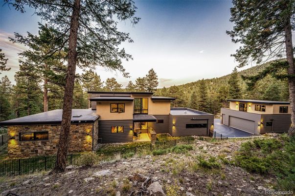 Attached, Exterior, Facade, Modern