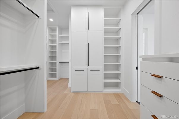 Interior, Recessed Lighting, Walk-in Closets, Wood Texture Flooring