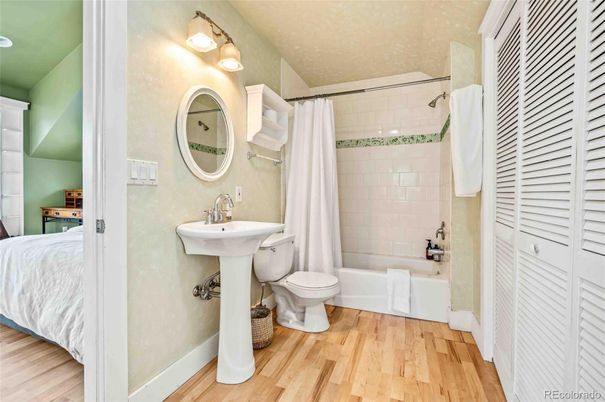 Bathroom, Interior, Wood Texture Flooring