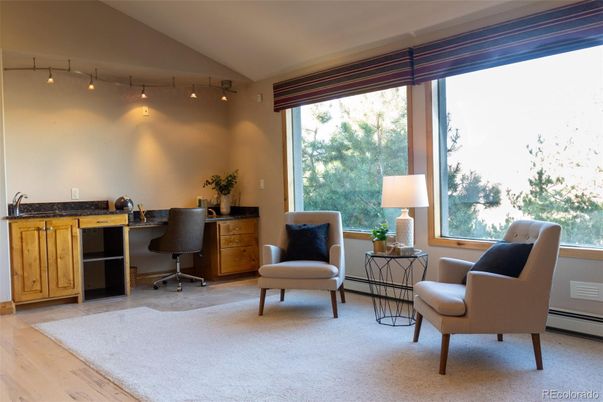 Home Office, Interior, Wood Texture Flooring
