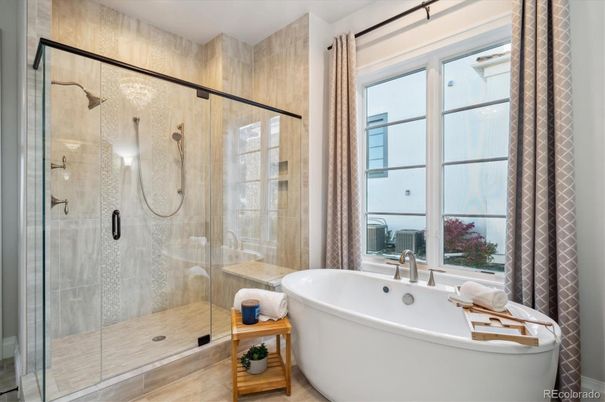 Bathroom, Free Standing Baths, Glass Shower, Interior
