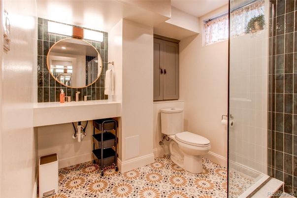 Bathroom, Glass Shower, Interior