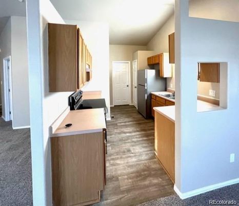 Interior, Kitchen, Wood Texture Flooring