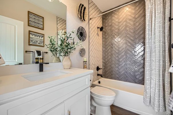 Bathroom, Interior, Wood Texture Flooring