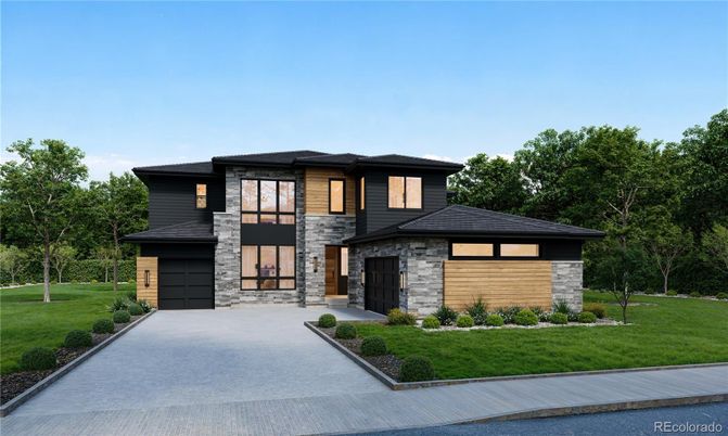 Attached, Backyard, Exterior, Facade, Modern