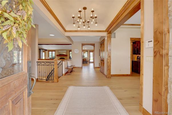 Interior, Pendant Lights, Recessed Lighting, Wood Texture Flooring