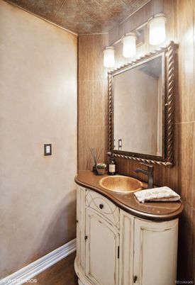 Bathroom, Interior, Wood Texture Flooring