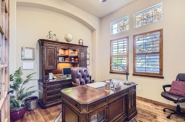 Home Office, Interior, Wood Texture Flooring