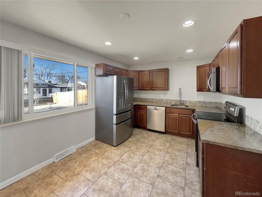 Interior, Kitchen, Recessed Lighting, Stainless Steel Appliances