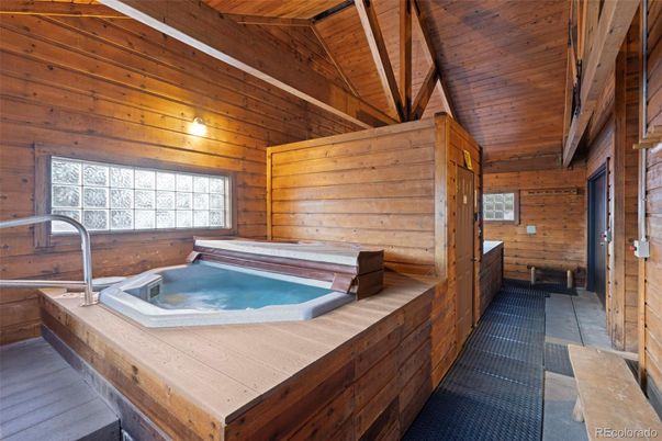 Hot Tub, Interior, Pool, Wooden Ceilings, Wooden Walls