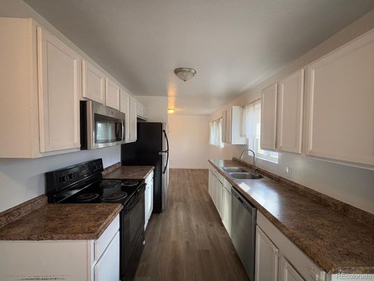 Interior, Kitchen, Wood Texture Flooring