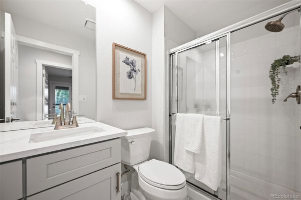 Bathroom, Glass Shower, Interior