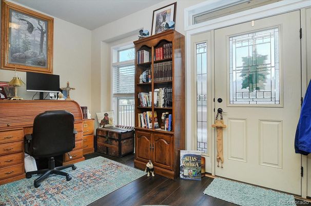 Home Office, Interior, Wood Texture Flooring