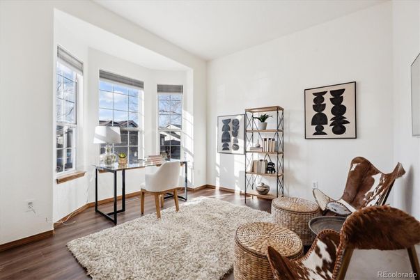 Home Office, Interior, Wood Texture Flooring