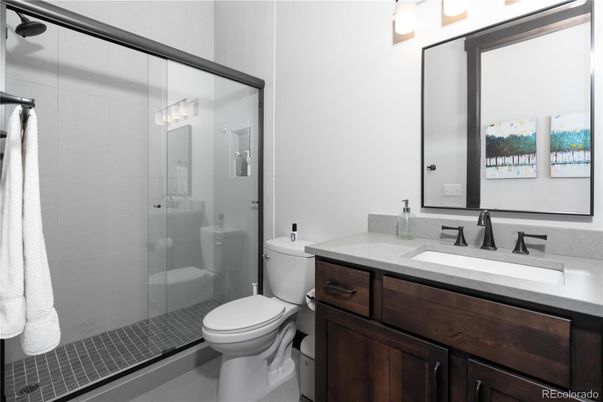 Bathroom, Glass Shower, Interior