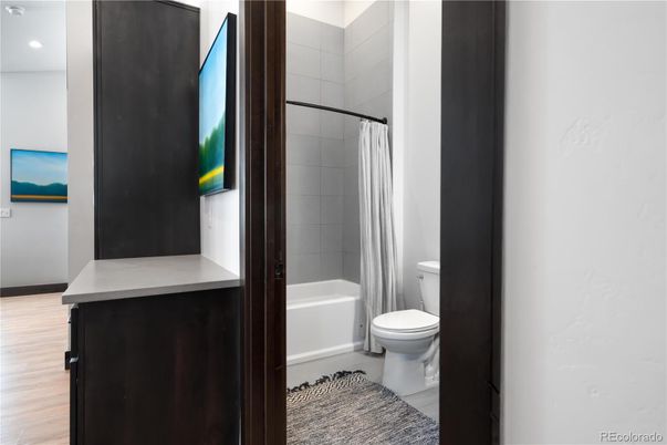 Bathroom, Interior, Wood Texture Flooring