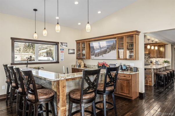 Interior, Pendant Lights, Recessed Lighting, Wood Texture Flooring
