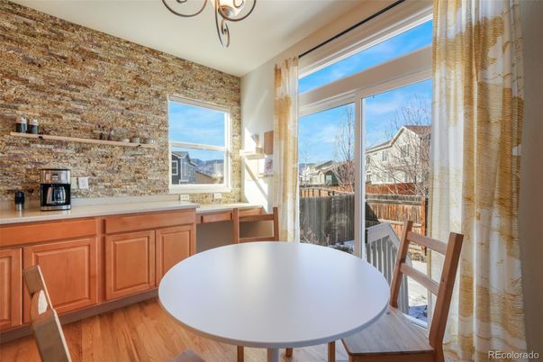Dining room, Interior, Wood Texture Flooring
