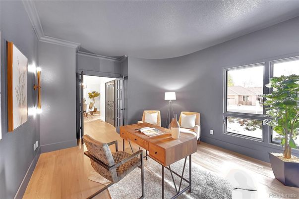 Home Office, Interior, Wood Texture Flooring