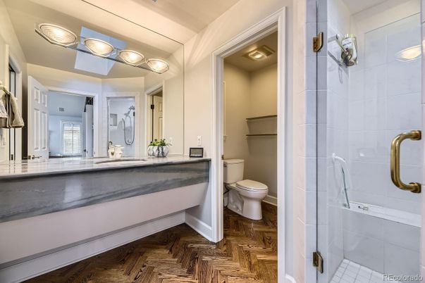 Bathroom, Interior, Wood Texture Flooring
