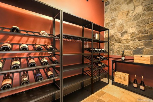 Interior, Stone Walls, Wine Storage