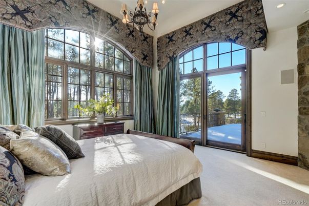 Bedroom, Chandelier, Interior, Recessed Lighting