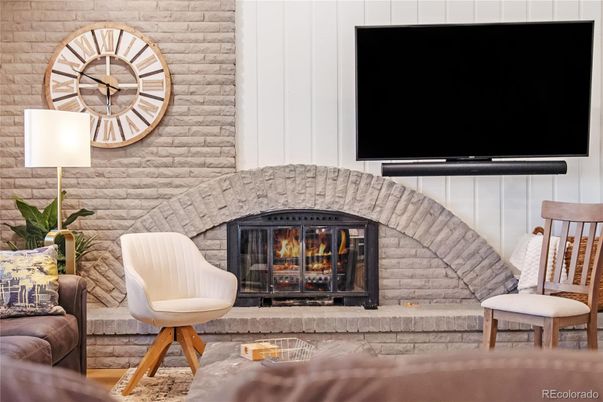 Fireplace, Interior, Stone Walls