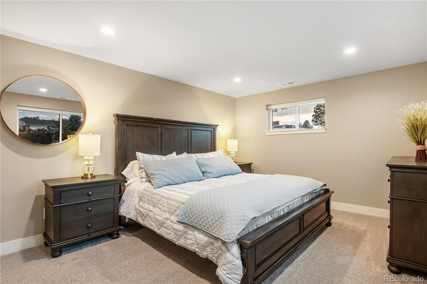 Bedroom, Interior, Recessed Lighting