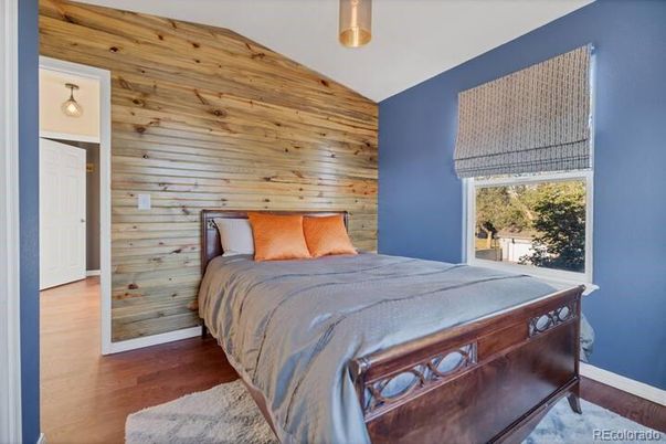 Bedroom, Interior, Wood Texture Flooring, Wooden Walls