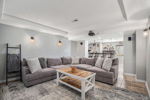 Interior, Living room, Recessed Lighting